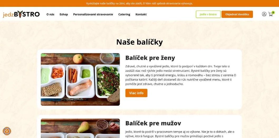 Naše balíčky