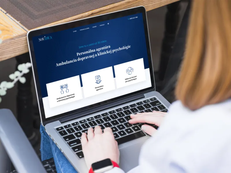 Web pre personálno poradenskú agentúru